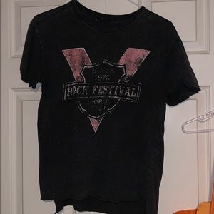 vintage looking rock shirt